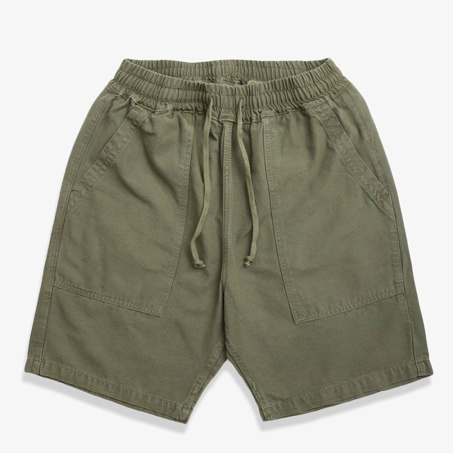 Mode Homme Service Works Shorts | Service Works - Short Chef Canvas - Vert