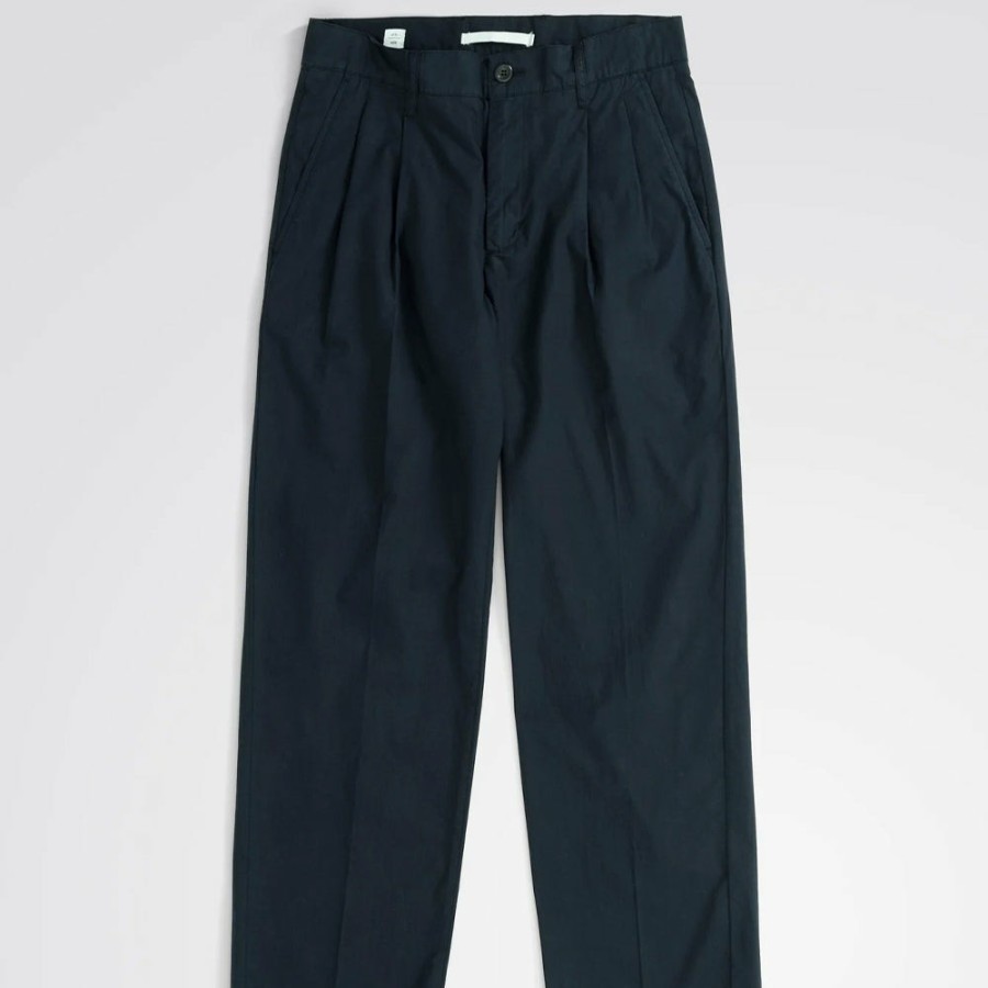 Mode Homme Norse Projects Pantalons | Norse Projects - Pantalon Benn Relaxed - Bleu Marine