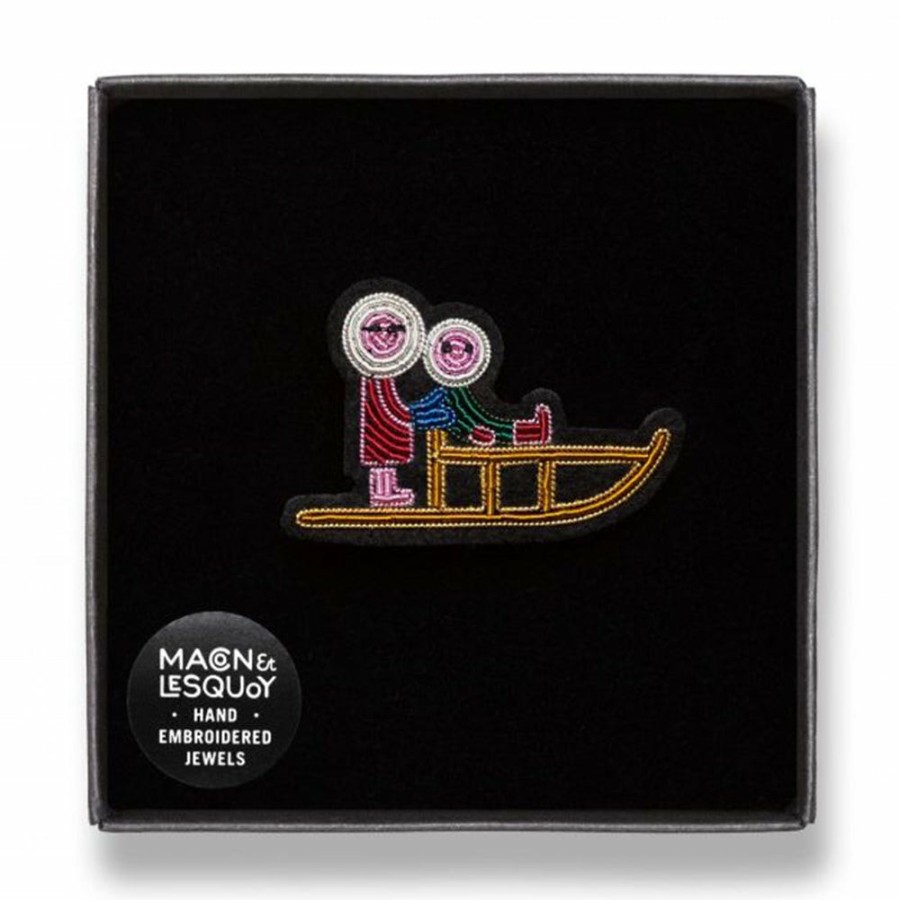 Mode Femme MACON u0026 LESQUOY Broches | Macon & Lesquoy - Broche - Famille Inuit