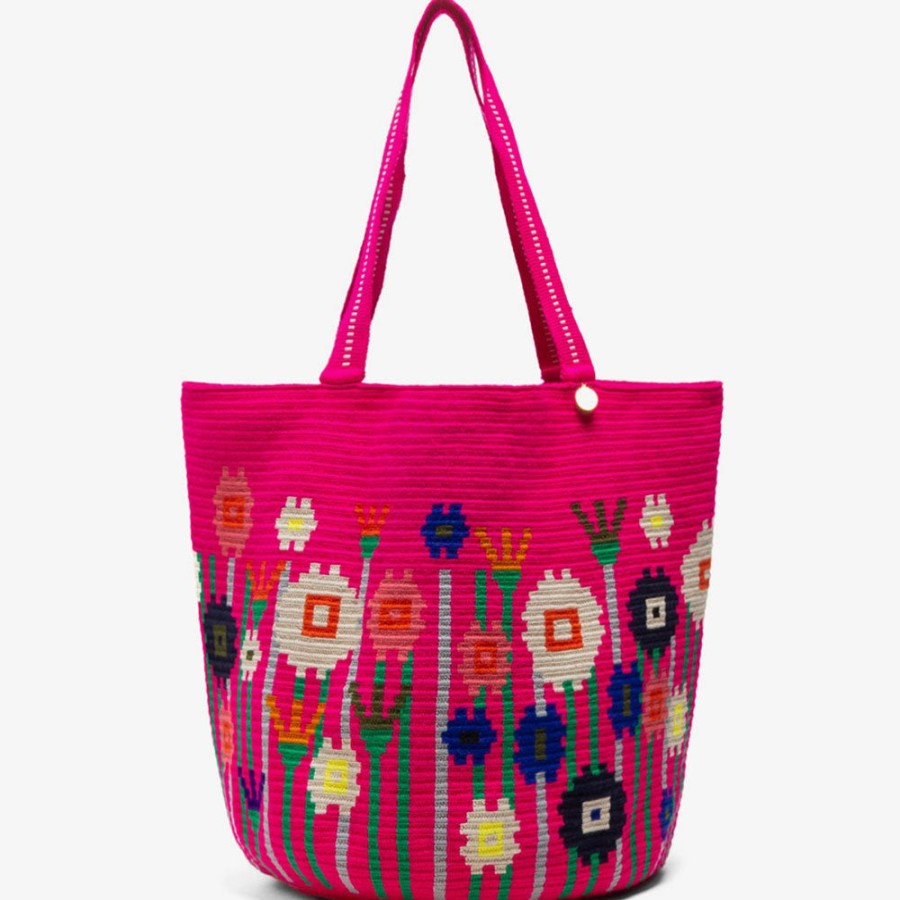 Mode Femme Guanabana Sacs A Main | Guanabana - Sac Melville - Rose Et Bleu