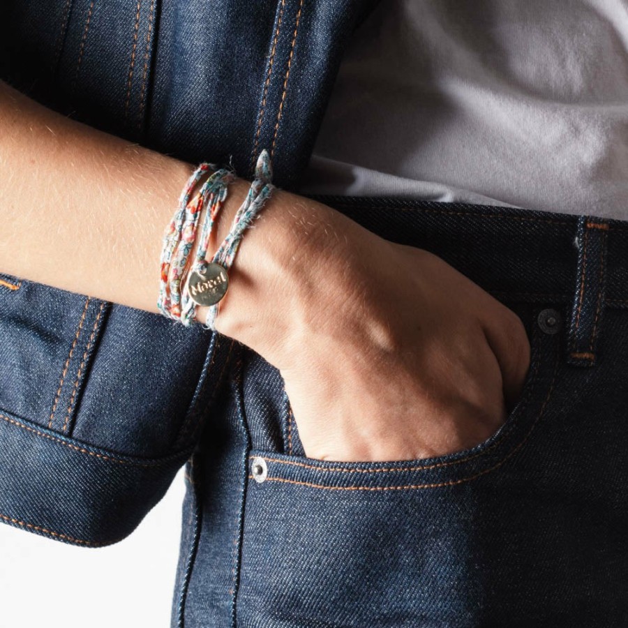 Mode Femme MERCI CAT BASTILLE Bracelets Merci | Bracelet Medaille Liberty Merci - Eloise