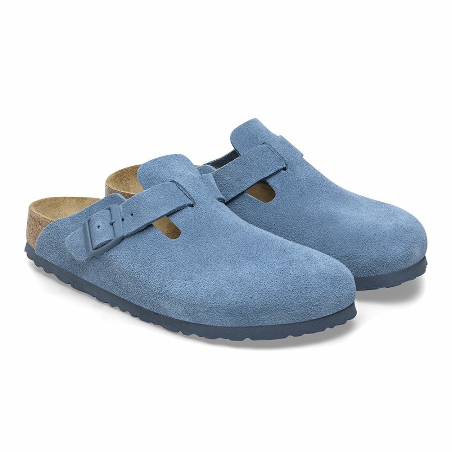 Mode Homme BIRKENSTOCK Sabots | Birkenstock - Sabots Boston - Elemental Blue