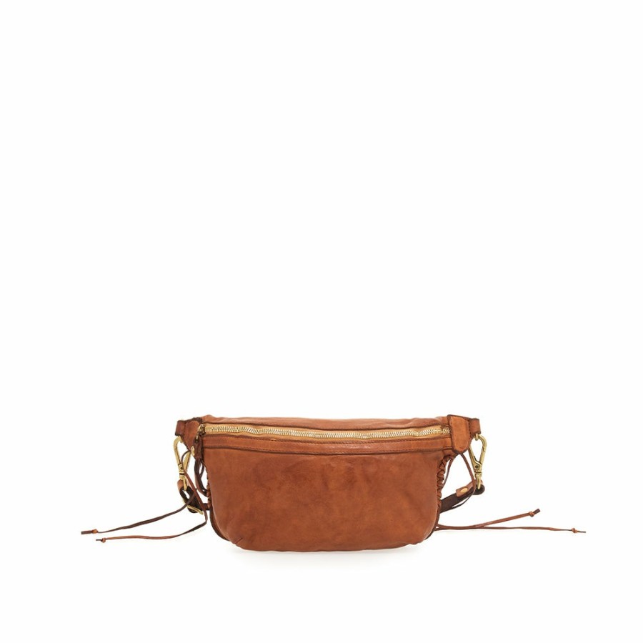 Mode Femme Campomaggi Sacs Banane | Campomaggi - Sac Dalia Banane - Cognac