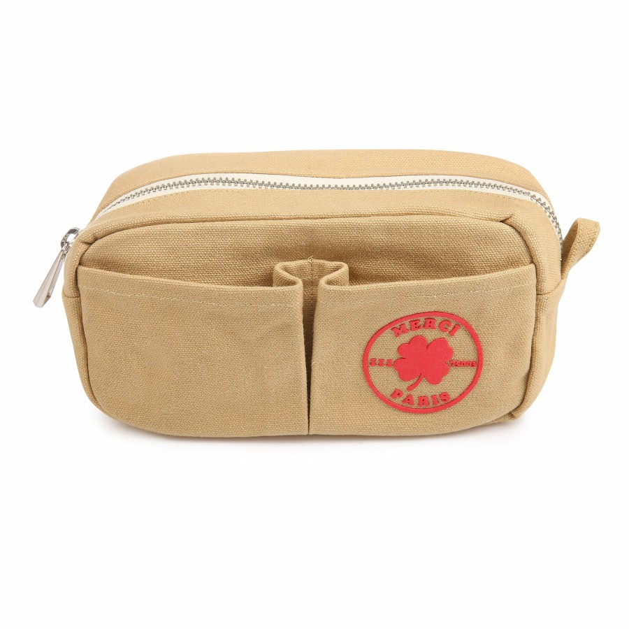 Deco & Lifestyle 2103 VJ SOURCING Trousses | Merci - Trousse En Canvas Weekender - Beige