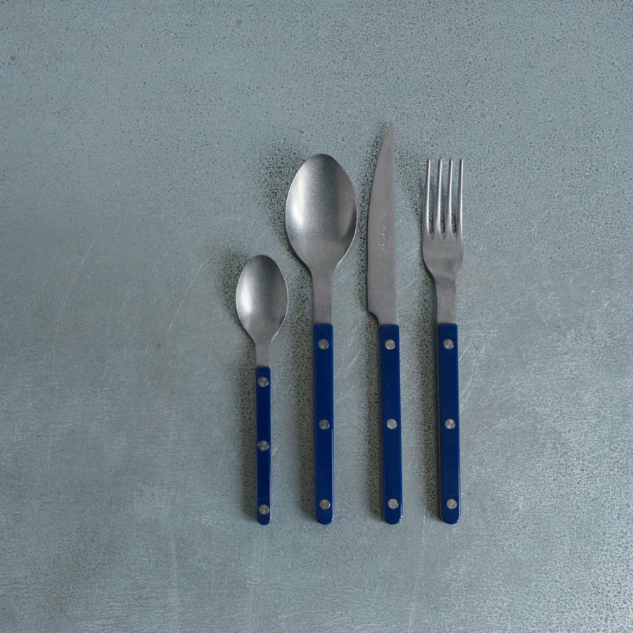 Art De La Table 972 SABRE Fourchettes | Fourchette Bistrot Vintage - Bleu Marine