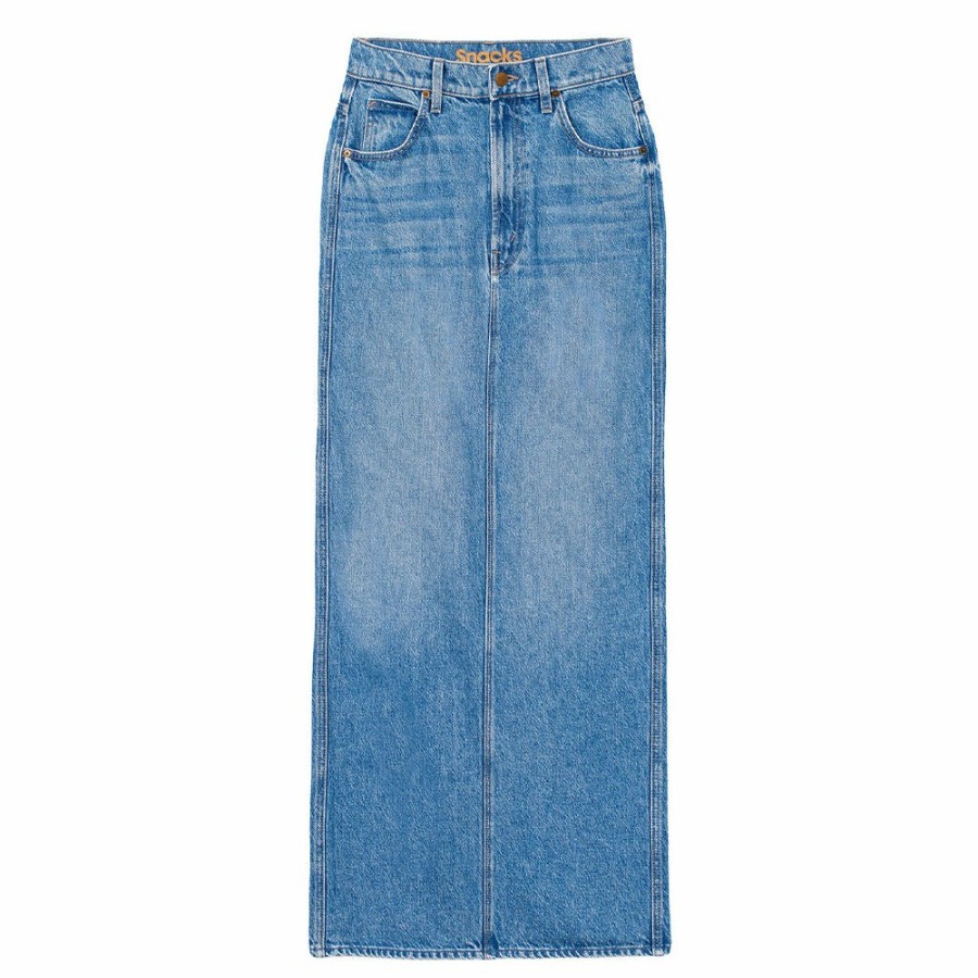 Mode Femme Mother Jupes | Mother - Jupe Pencil Pusher - Bleu