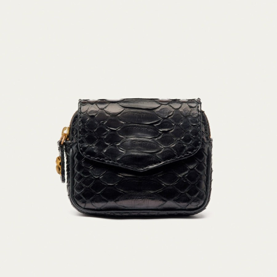 Mode Femme Claris Virot Porte Monnaie | Claris Virot - Porte Monnaie Karl - Noir