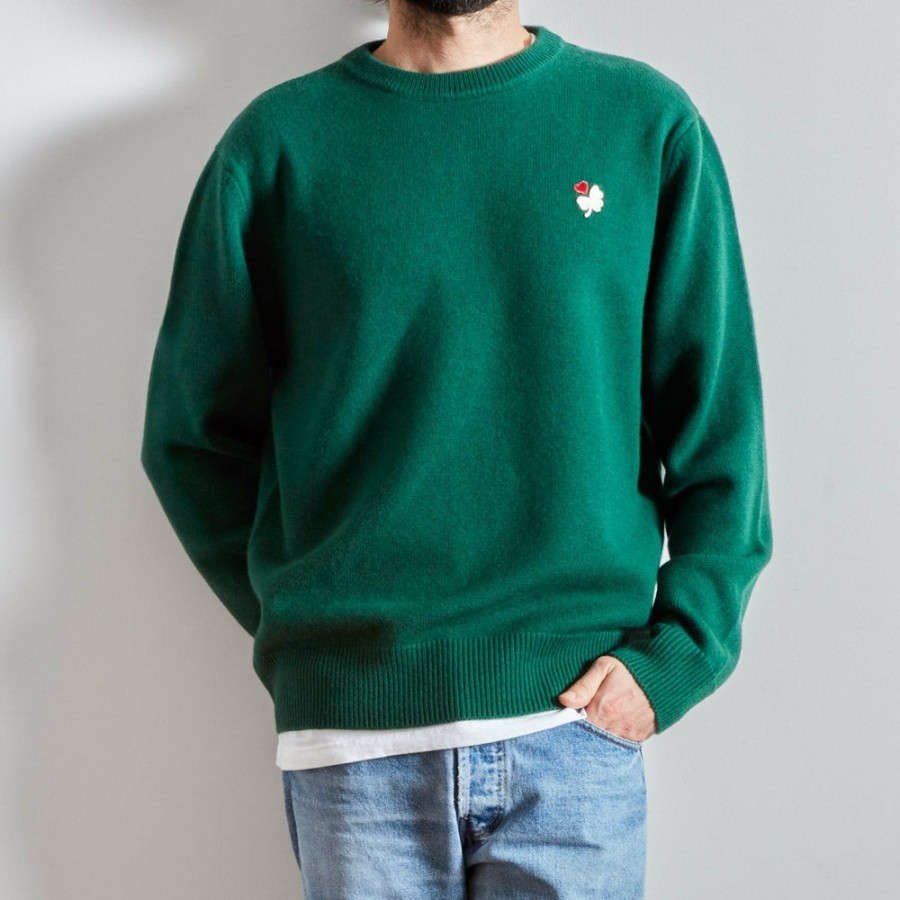 Mode Homme BA01 Mailles | Merci - Pullover Lucky - Vert