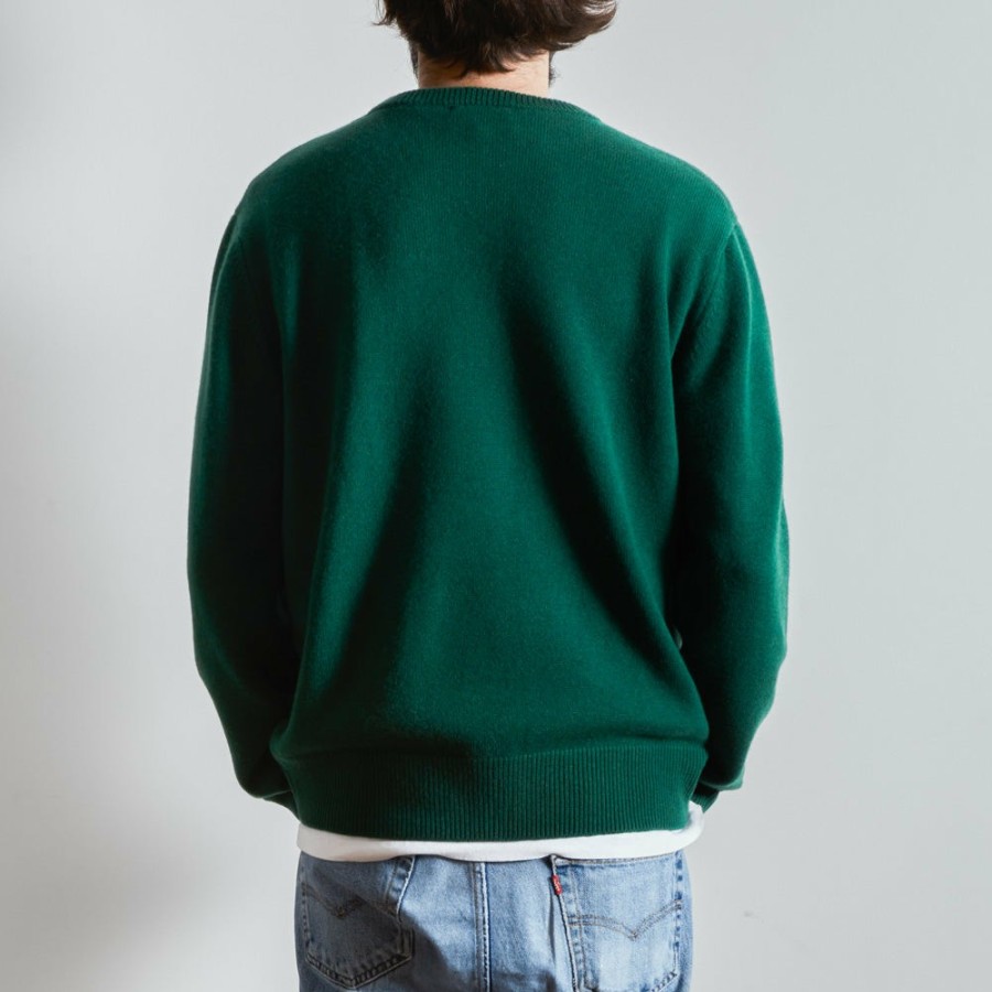 Mode Homme BA01 Mailles | Merci - Pullover Lucky - Vert