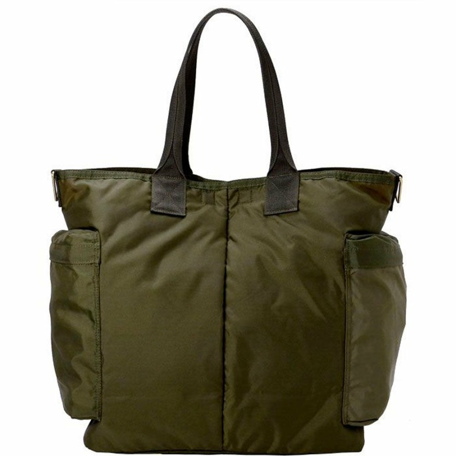 Mode Homme PORTER YOSHIDA AND CO Sacs | Porter Yoshida & Co - Tote Bag Force 2 - Kaki