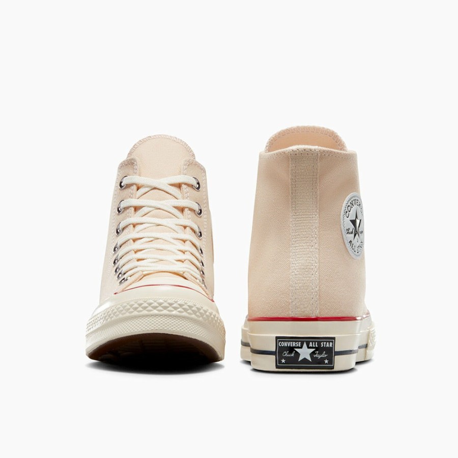 Mode Homme Converse Baskets | Converse - Chuck 70 Canvas Montante - Ecru