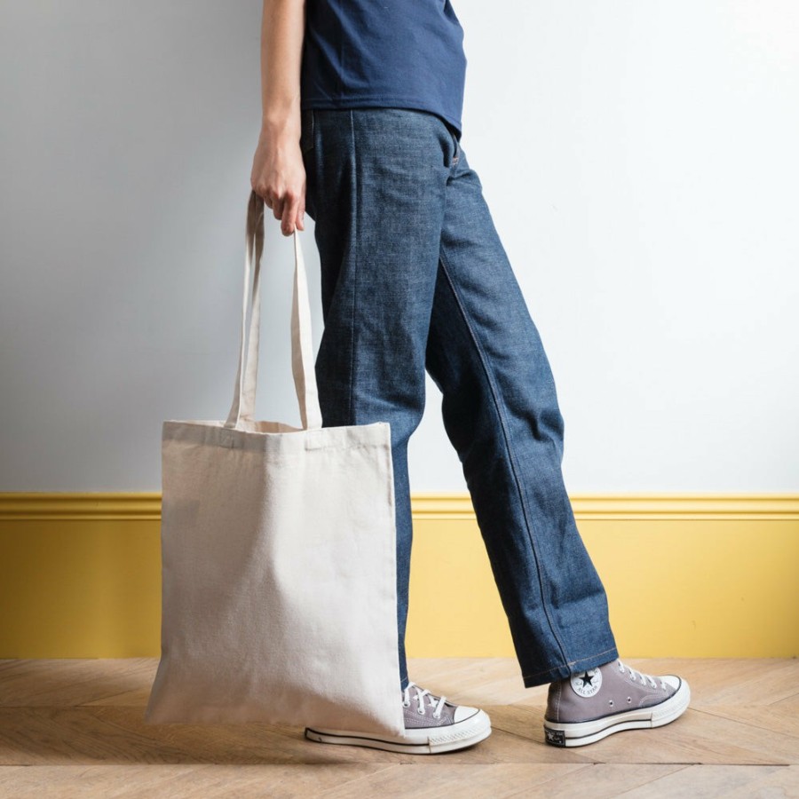 Mode Homme M05 Sacs | Merci - Sac Tote Bag College Non Merci - Bleu