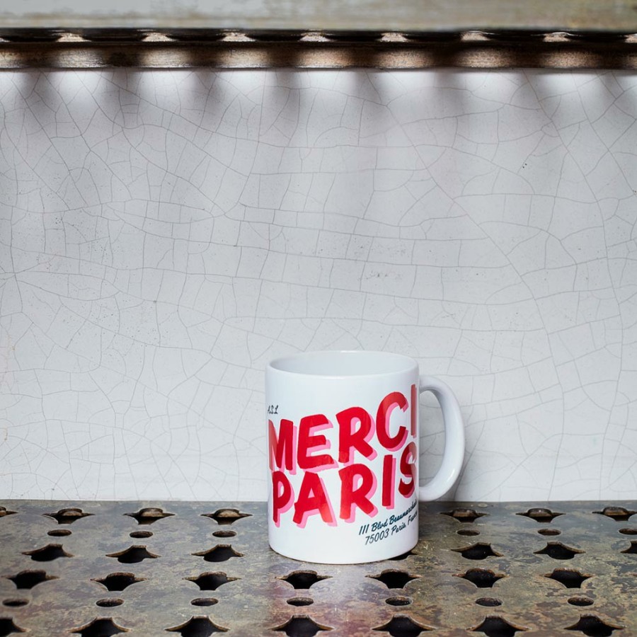 Art De La Table 1799 MARKM LASER Tasses | Mug Merci Paris - Rouge