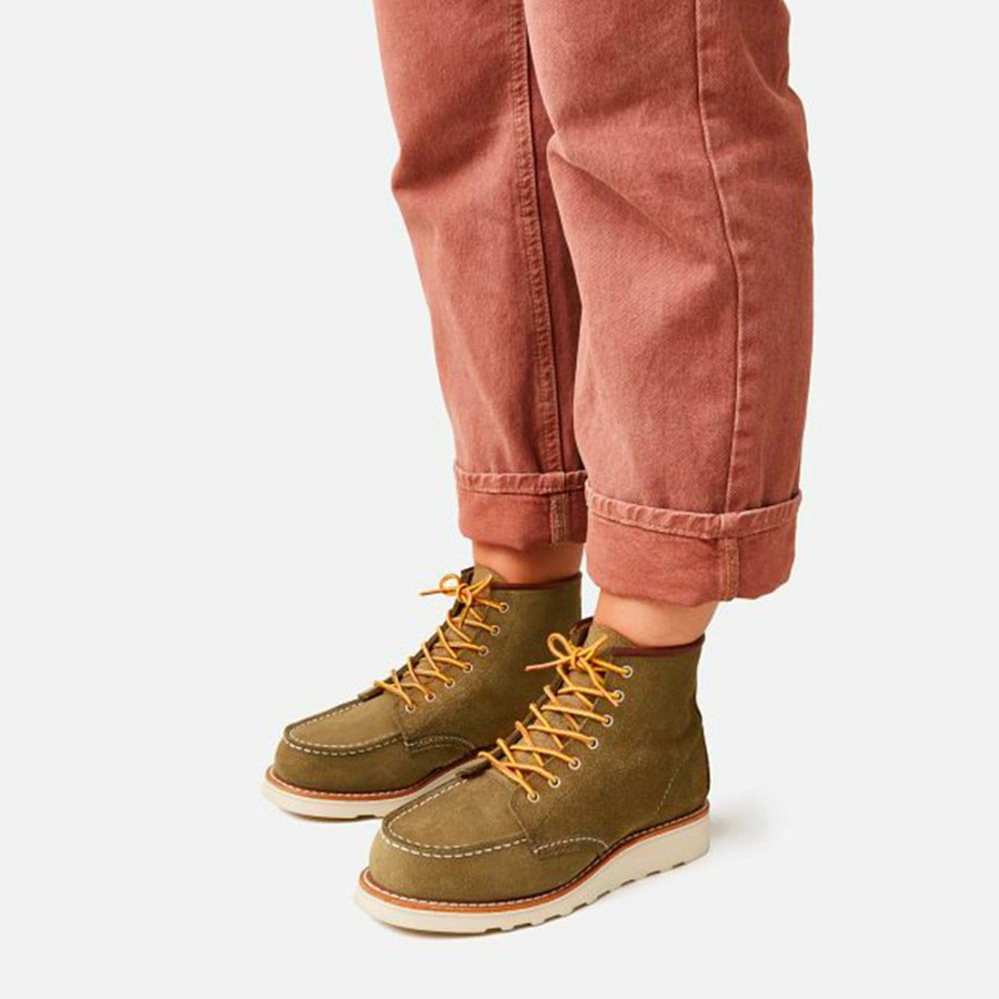 Mode Femme Red Wing Bottes | Red Wing - 3377 - Moc Toe Olive