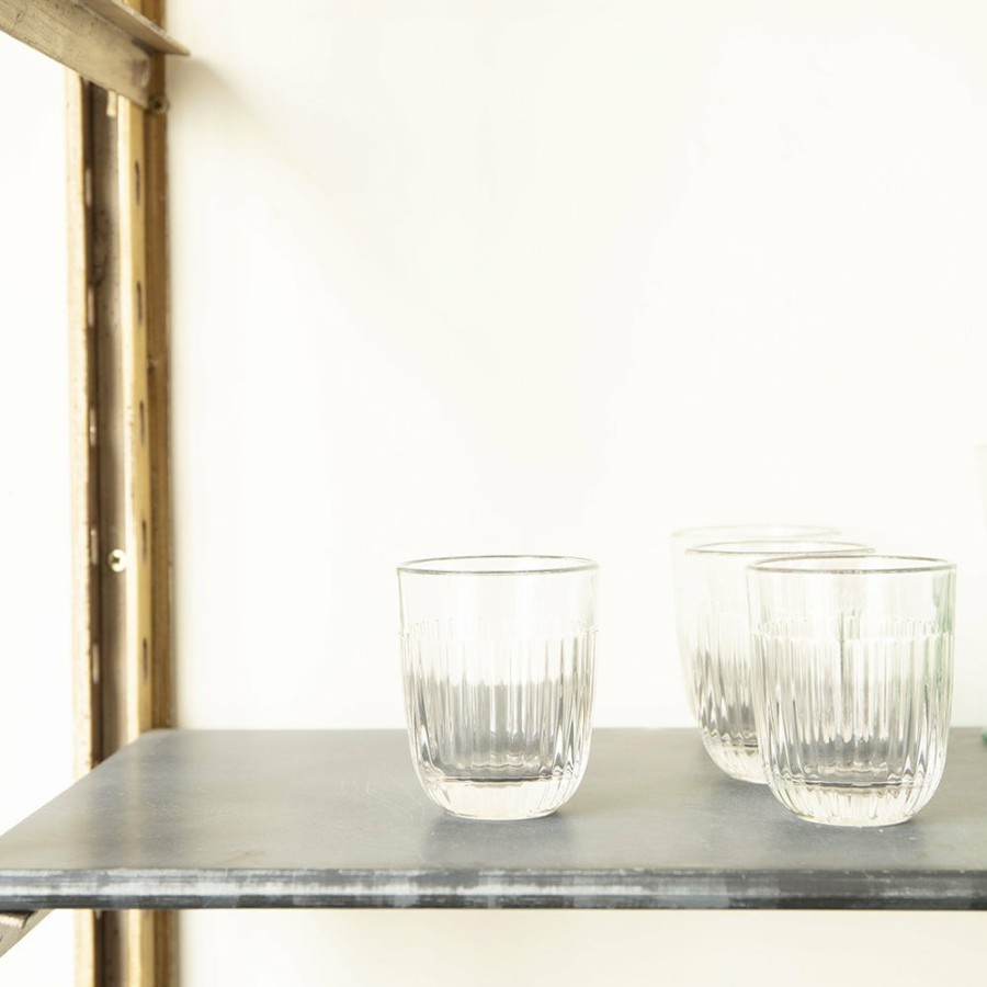 Art De La Table 115 LA ROCHERE Verres A Eau | Gobelet En Verre Presse - Ouessant