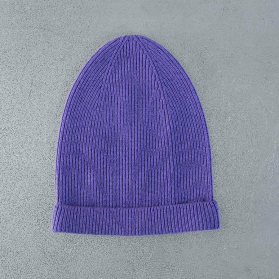 Mode Homme S02 Bonnets | Merci - Bonnet En Cachemire - Lilas