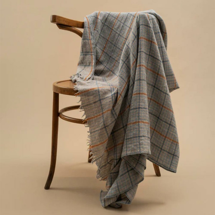 Linge De Maison 1050 MOISMONT Plaids | Plaid En Laine N°79 - Dutch Blue - Moismont