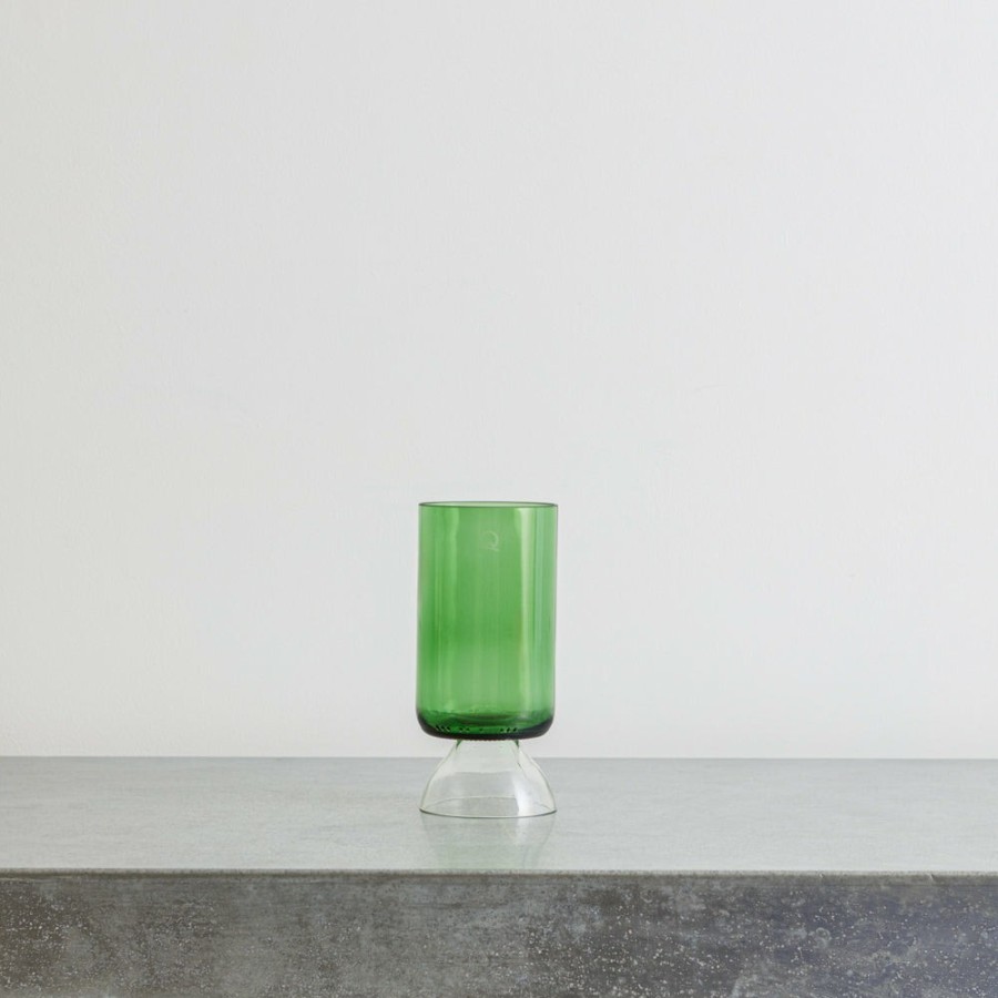 Art De La Table 2981 Q DE BOUTEILLES Verres A Vin | Verre A Pied - Vert & Transparent