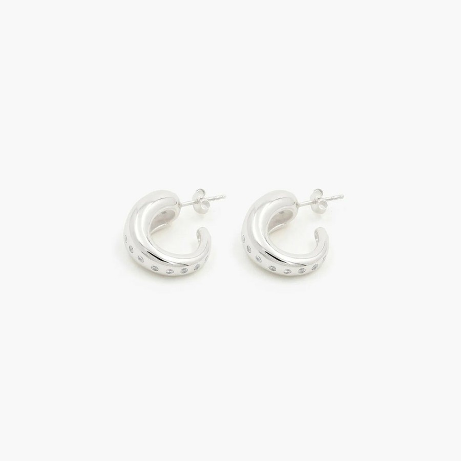 Mode Femme RAGBAG Ragbag | Ragbag - Boucles D'Oreilles Oculus - Argent