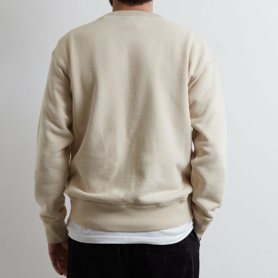 Mode Homme PE01 Sweats | Merci - Crewneck Lucky - Cream