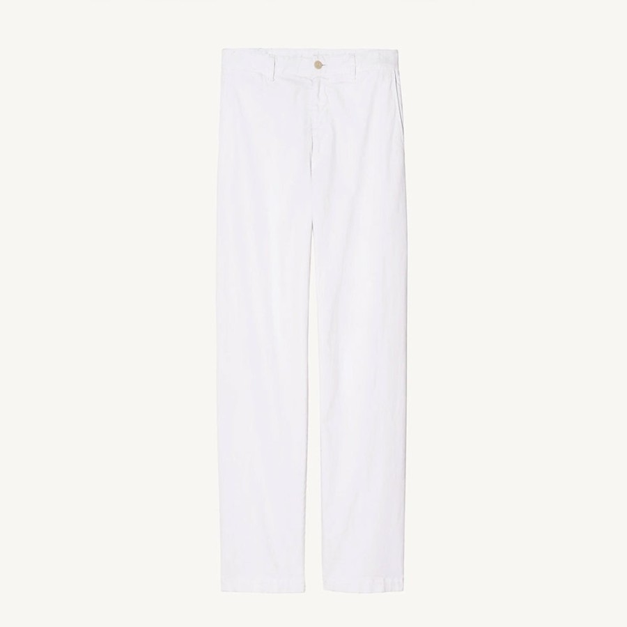 Mode Femme Nili Lotan Pantalons | Nili Lotan - Pantalon Eliot - Blanc