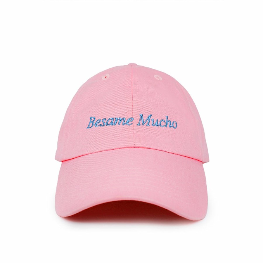 Mode Homme Ho Ho Coco Casquettes | Ho Ho Coco - Casquette Besame Mucho - Rose