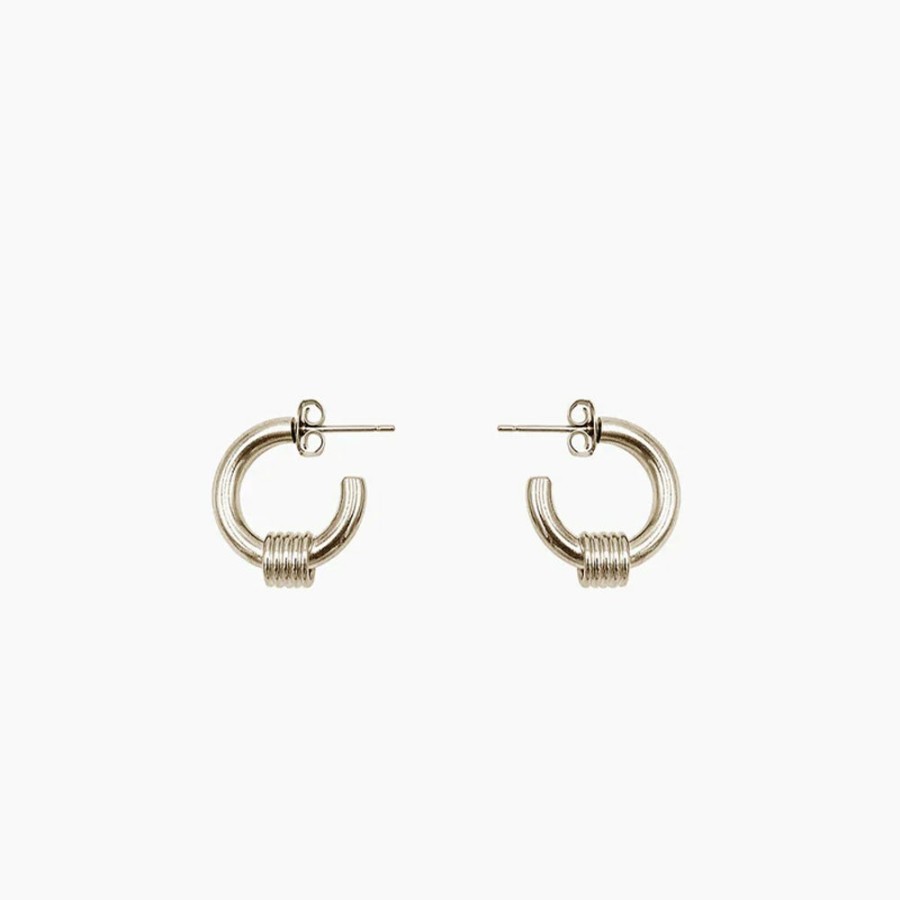 Mode Femme Justine Clenquet Justine Clenquet | Justine Clenquet - Boucles D'Oreilles Carrie - Dore