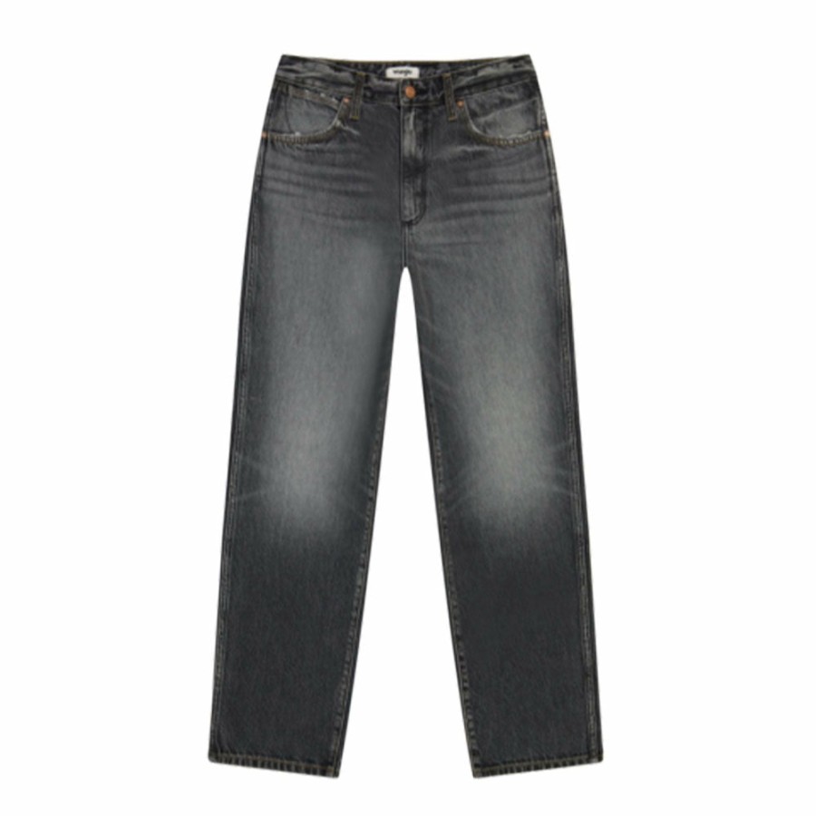 Mode Femme WRANGLER Jeans | Wrangler - Jeans Mom Straight - Anthracite