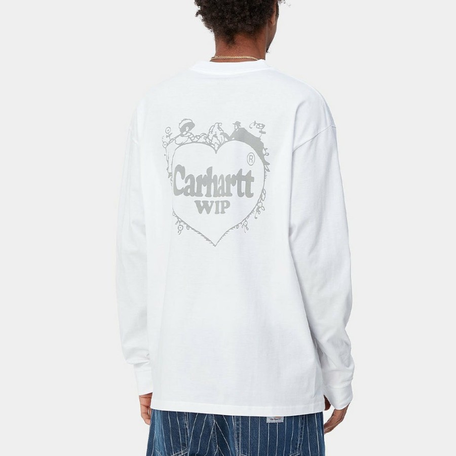 Mode Homme Carhartt WIP T-Shirts | Carhartt Wip - Spree T-Shirt - Blanc