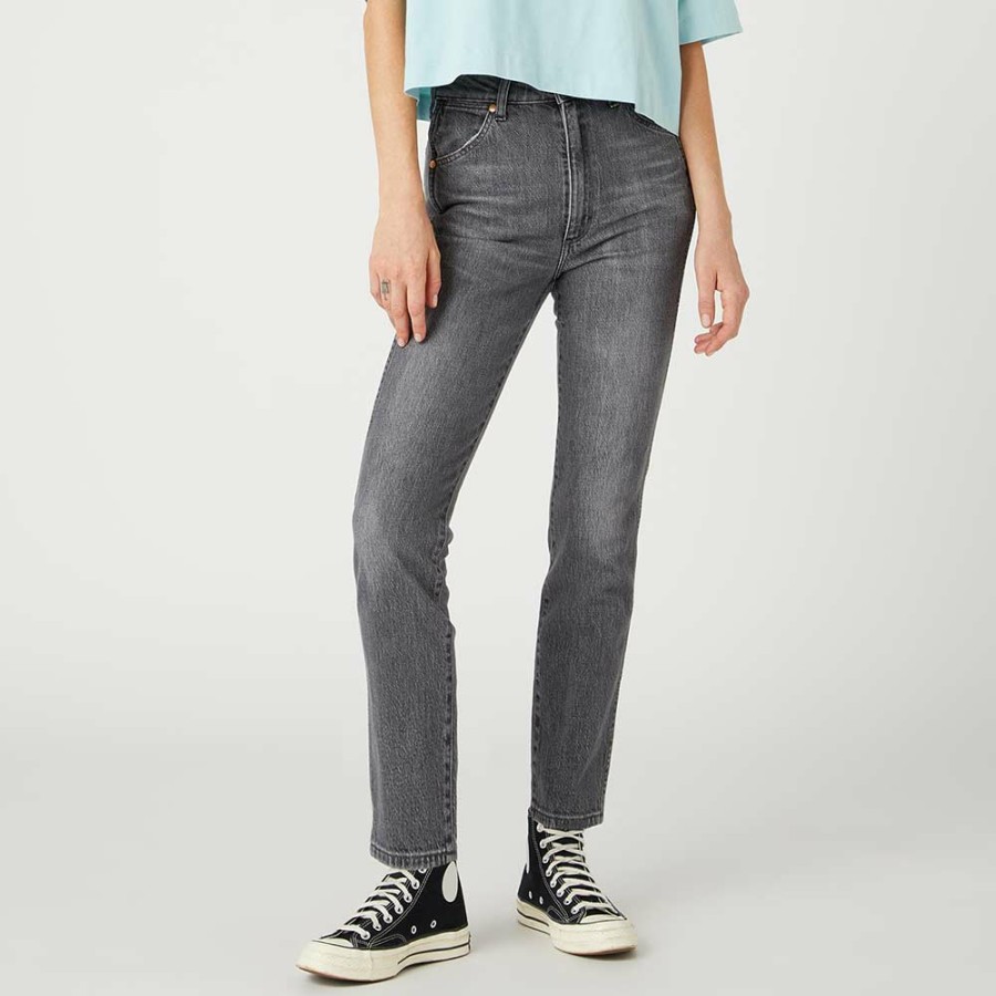 Mode Femme Wrangler Jeans | Wrangler - Jeans Walker - Gris