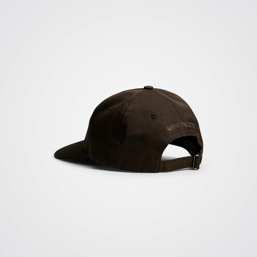 Mode Homme Norse Projects Casquettes | Norse Projects - Casquette Twill Sports - Marron