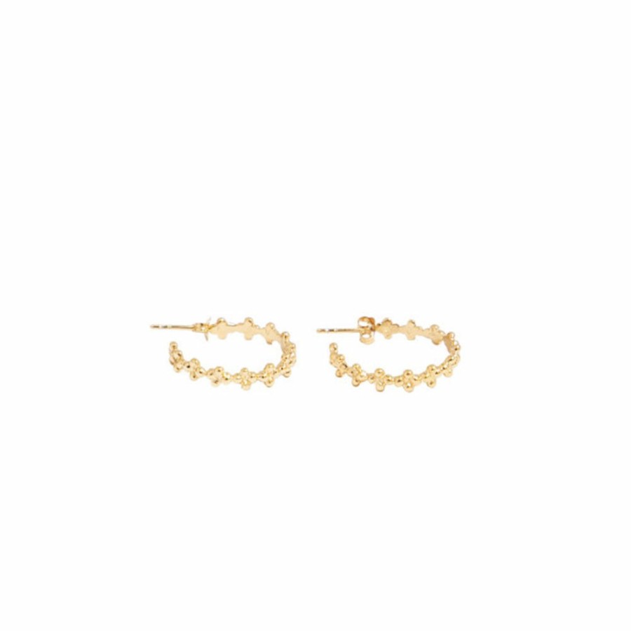 Mode Femme ALIX D REYNIS Boucles D'Oreilles | Alix D. Reynis - Boucles D'Oreilles Lucky - Dore