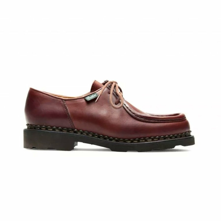 Mode Femme Paraboot Derbies | Paraboot - Derbies Michael En Cuir - Marron