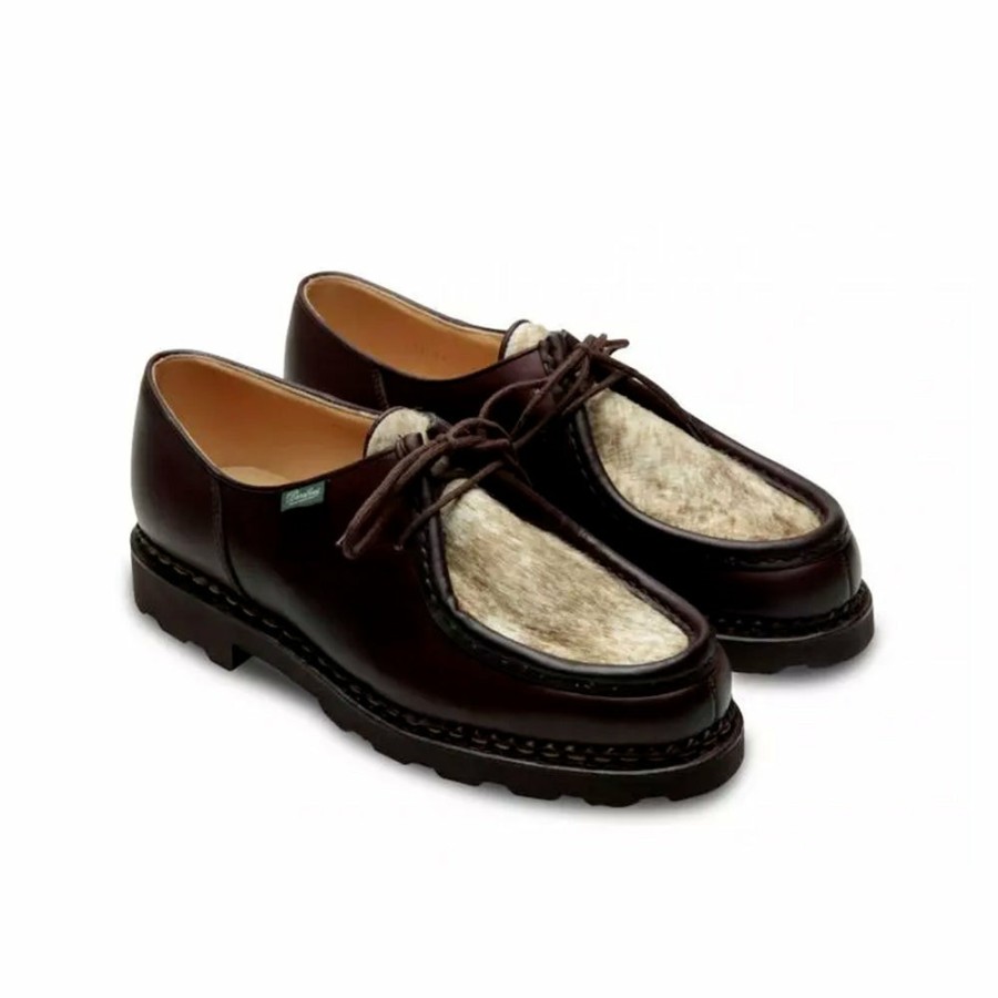 Mode Homme Paraboot Derbies | Paraboot - Derbies A Fourrure Michael - Marron