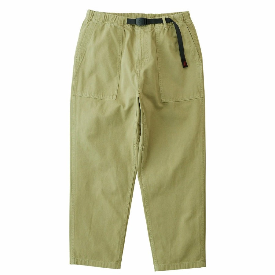 Mode Homme Gramicci Pantalons | Gramicci - Pantalon Loose Tapered - Olive