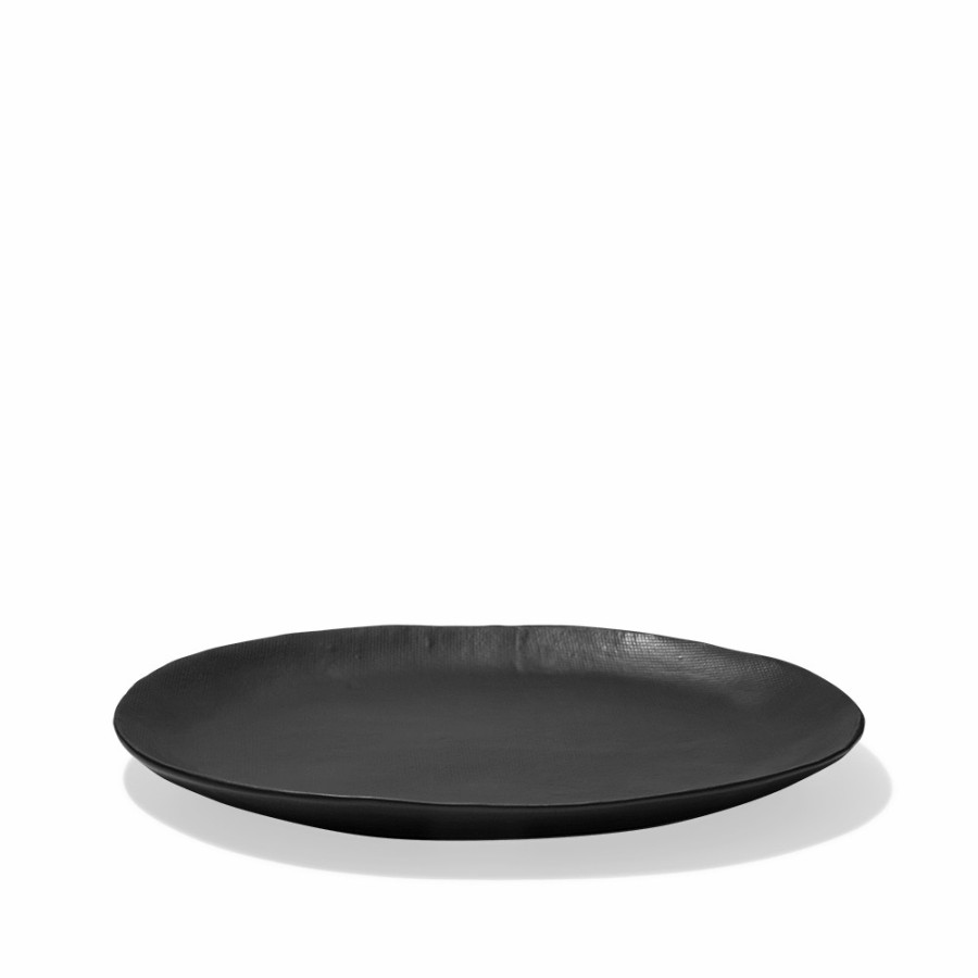 Art De La Table 1636 DEARTIS Plats | Grand Plat En Gres - Noir