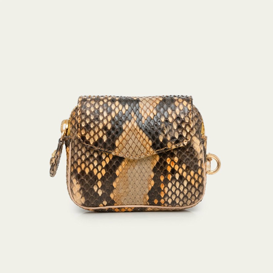 Mode Femme Claris Virot Porte Monnaie | Claris Virot - Porte Monnaie Karl - Python