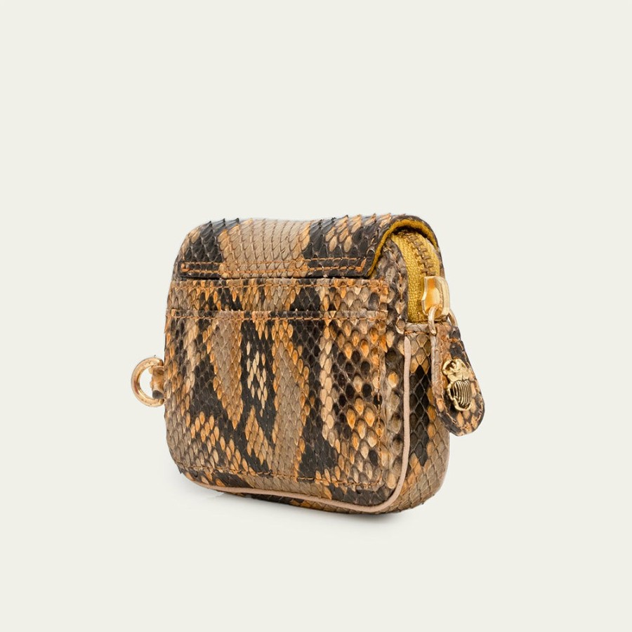 Mode Femme Claris Virot Porte Monnaie | Claris Virot - Porte Monnaie Karl - Python