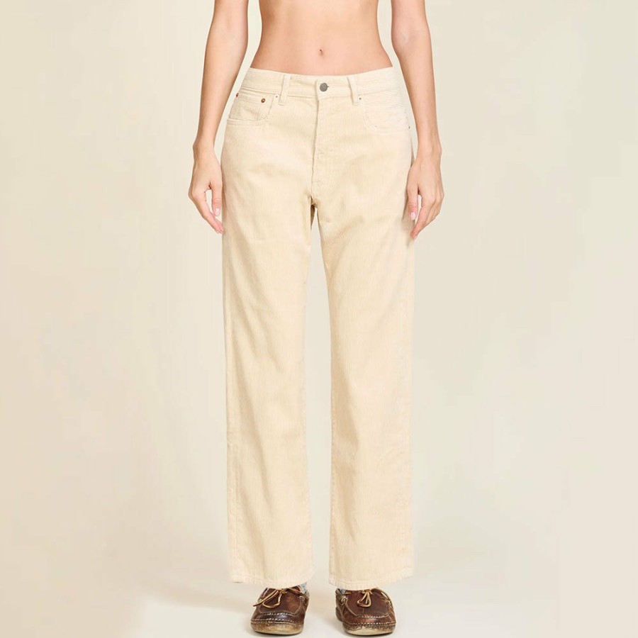 Mode Femme Denimist Pantalons | Denimist - Pantalon Lucy - Beige