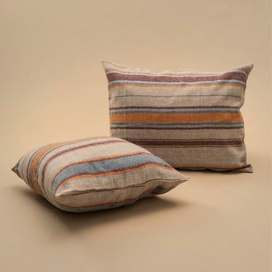 Deco & Lifestyle 1050 MOISMONT Coussins | Coussin En Laine N°76 - Terracotta - Moismont