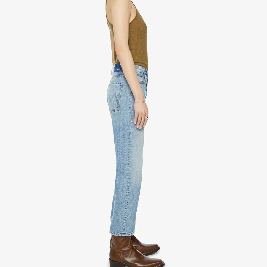 Mode Femme Mother Jeans | Mother - Jeans Ditcher Hover - Bleu