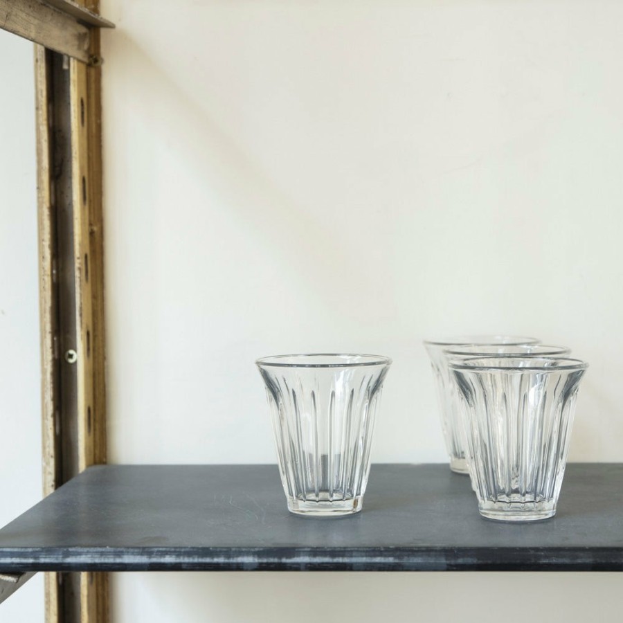 Art De La Table 115 LA ROCHERE Verres A Eau | Verre A The En Verre Presse - Zinc