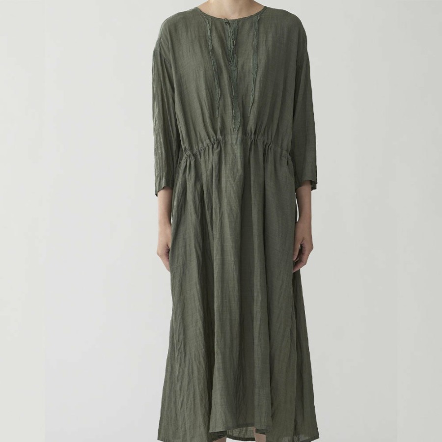 Mode Femme Pas de Calais Robes | Pas De Calais - Robe Botanical - Vert