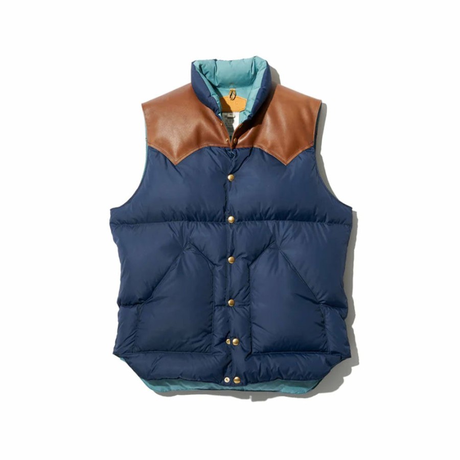 Mode Homme Rocky Mountain Manteaux | Rocky Mountain - Doudoune Sans Manches - Navy