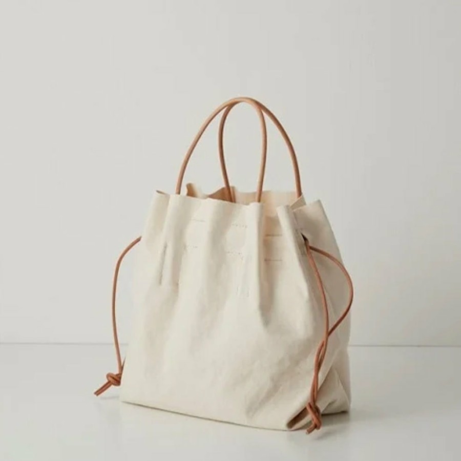 Mode Femme Amiacalva Sacs A Main | Amiacalva - Sac Tote Small - Blanc