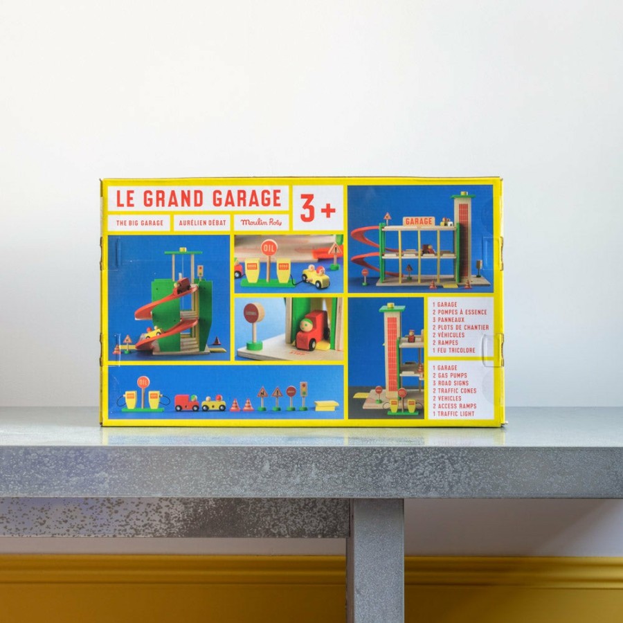 Deco & Lifestyle 1893 MOULIN ROTY Jeux | Garage En Bois "Dans La Ville"