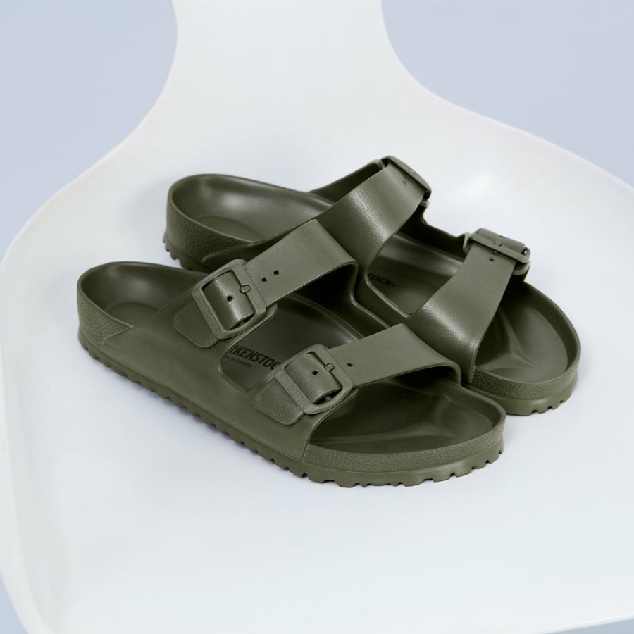 Mode Homme Birkenstock Sandales | Birkenstock - Sandales Arizona Eva - Kaki