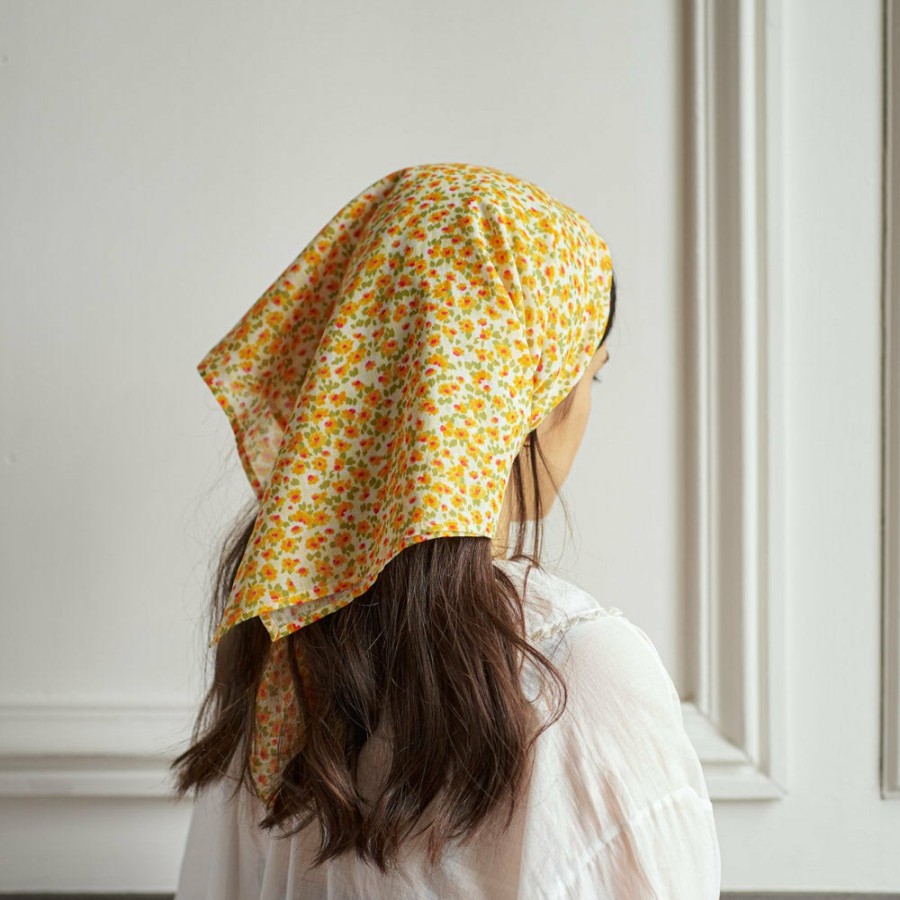 Mode Femme Dôen Foulards | Doen X Merci - Bandana - Jaune