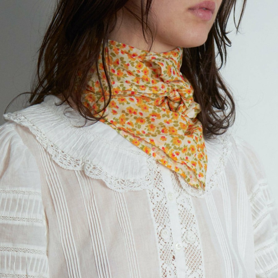 Mode Femme Dôen Foulards | Doen X Merci - Bandana - Jaune