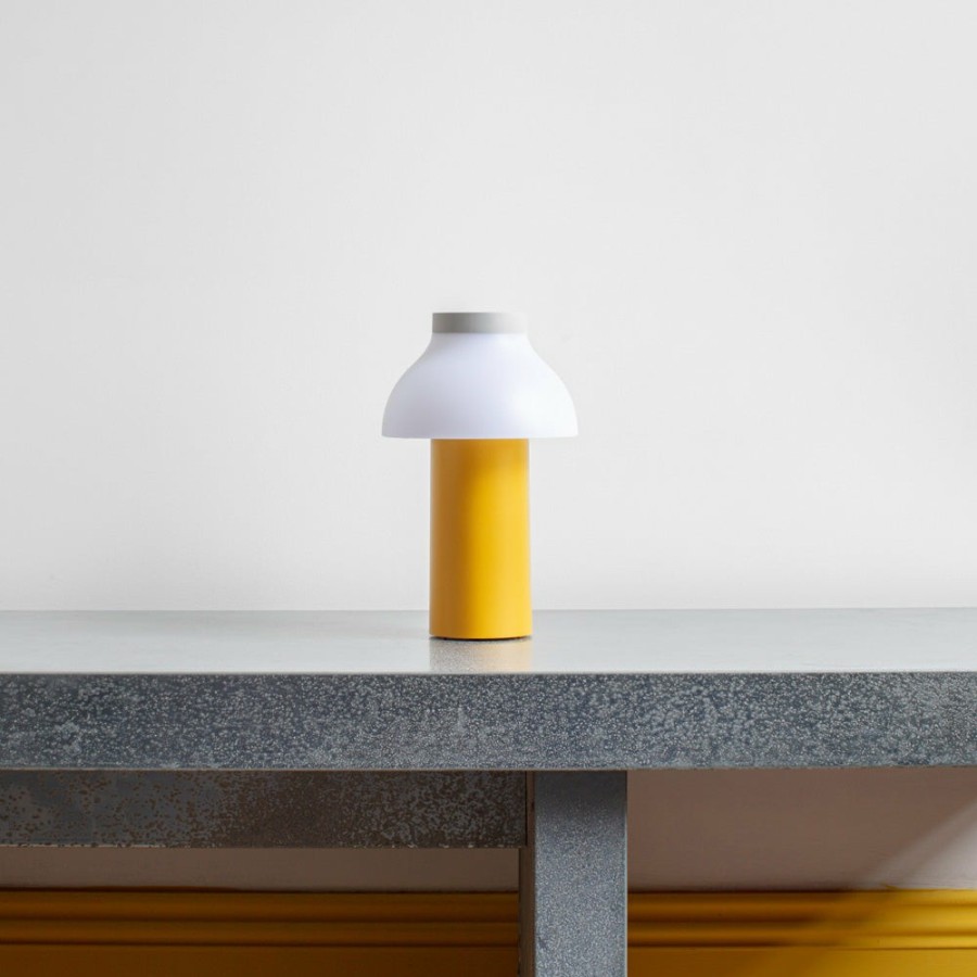 Deco & Lifestyle 208 HAY Lampes | Lampe Portable - Bicolor Yellow Grey - Hay